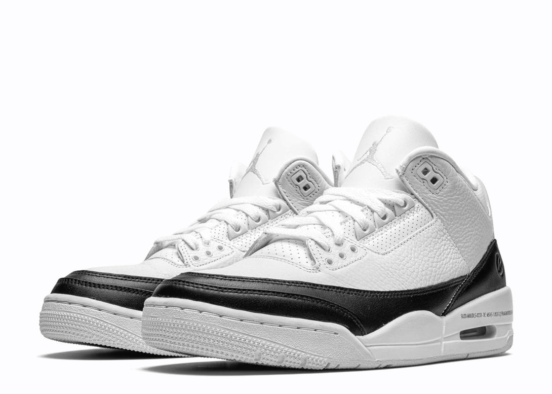 Full Pair of Nike Jordan 3 Fragment White Black White