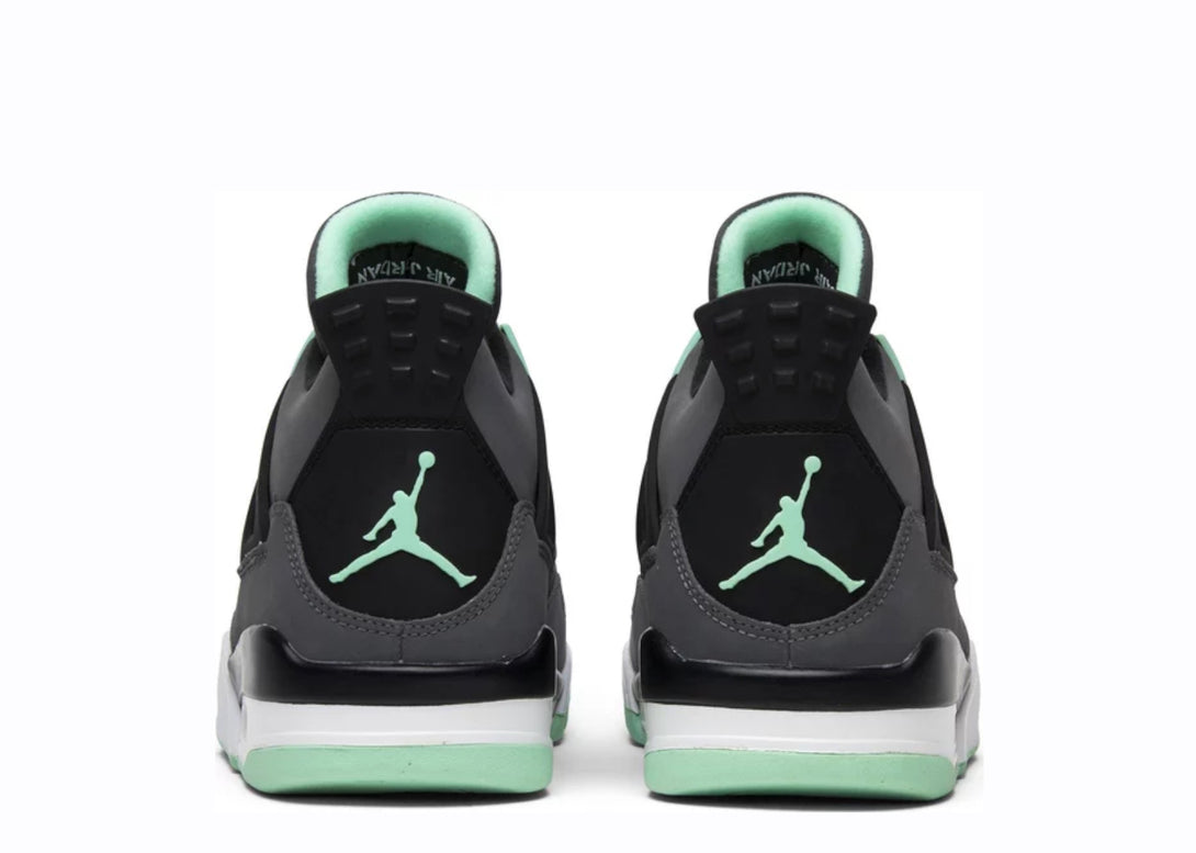 Green Glow Jordan 4 Heels