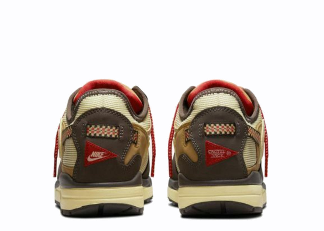 Nike Air Max 1 - Travis Scott Cactus Jack in brown and red colorway