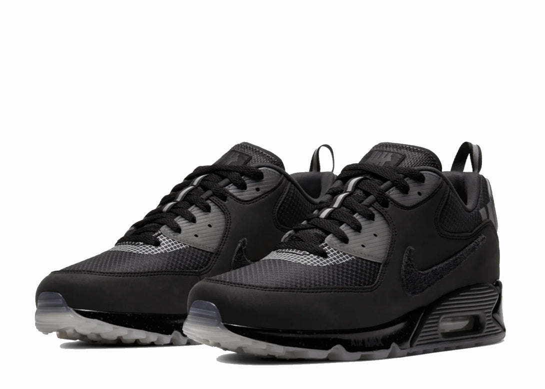 Close-up view of Nike Air Max 90 20 Undefeated in black